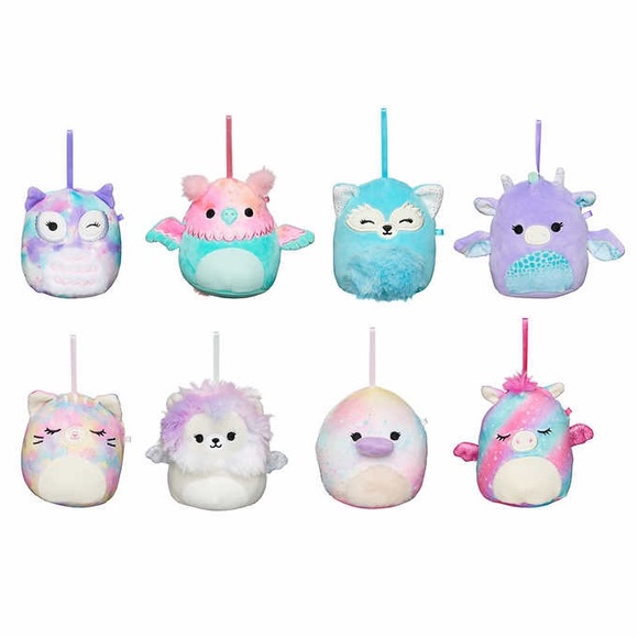 8-pack Squishmallows 2023 FANTASY Collection Exclusive 4-Inch Plush Ornaments - Picture 8 of 8